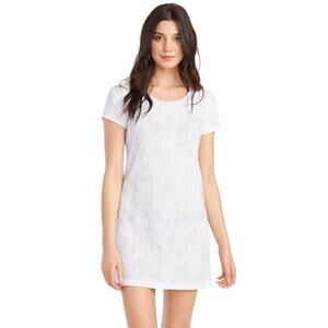 Tommy Bahama Knit Jacquard T‑Shirt Dress - Size Small